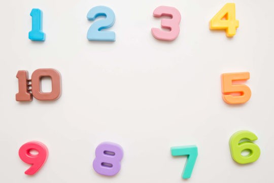 numbers counting up to 10